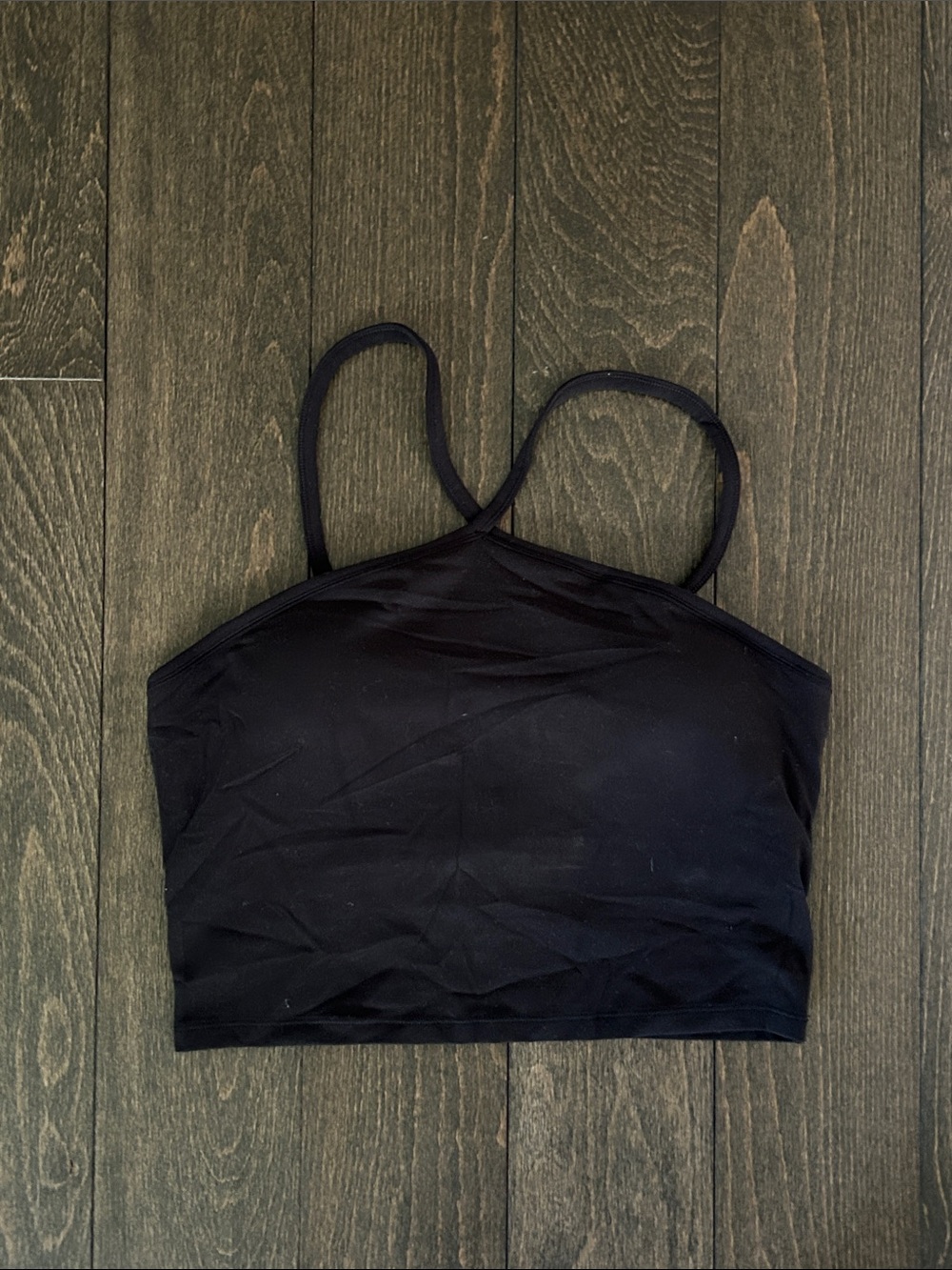 COLORFULKOALA Black Camouflage Crop Halter Top